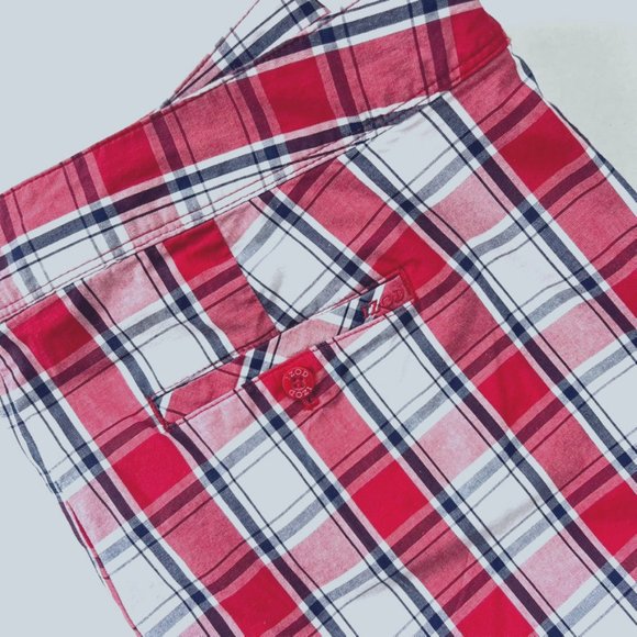 IZOD Checked Shorts SZ 14 - Picture 3 of 8